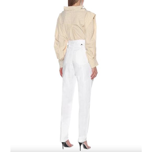 Isabel Marant White Kerris Trousers - Picture 9 of 14